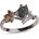 Silenti Jewelry Сребърен пръстен "Есен" - 10 - 62 мм (19.7мм диам. )