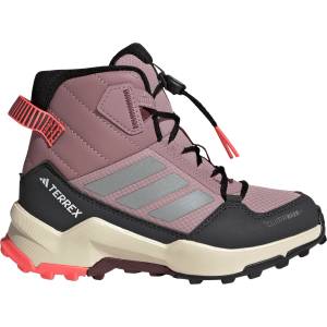 adidas Terrex Детски зимни ботуши adidas Terrex Kid's Terrex AX4R Mid Climawarm+ Winter boots - Solar Turbo / Magic Mauve / Wonder White - размер 35 (EU) (702-4906-0522)