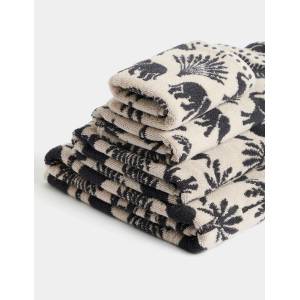 Marks & Spencer Хавлия от чист памук с мотив на слон и палми Marks & Spencer сива Marks & Spencer | Siv | Home | BATH
