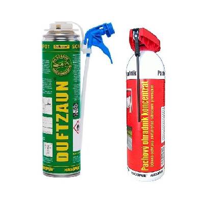 Pachový ohradník - sada na srnky (Sada pachových ohradníků HAGOPUR proti srnkám. SLOŽENÍ SADY: 1x nosná pěna, 1x koncentrát na srnky)