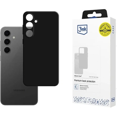 3mk Protection Силиконов калъф 3mk за Samsung Galaxy S24 FE - черен (5903108610056)
