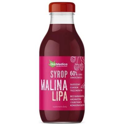 EkaMedica Сироп от малина и липов цвят, 300 ml, EkaMedica (520078 EK)