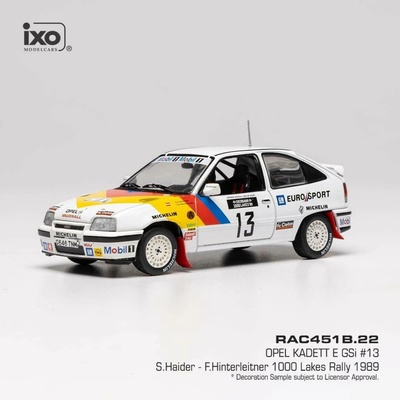 IXO Opel Kadett E GSI 1000 Lakes Rally 1989 13 Haider Hinterleitner 1:43