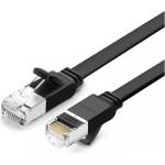 UGREEN Patch кабел UTP CAT6, плосък, от чиста мед, 5 м, черен (50187)