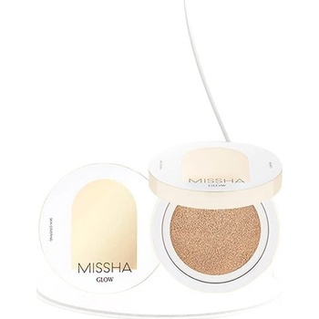 Missha Cover Glow Cushion Cushion No.21P Fair Cushion make-up pro zářivý vzhled 12 g