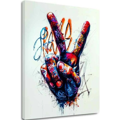 Obraz Peace Hand | Talianske plátno - 40x50 cm