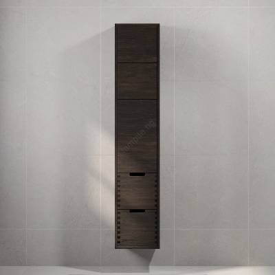 Bath Deluxe Шкаф за баня gribskov 175 см, кафяв/дъб (bt0214)