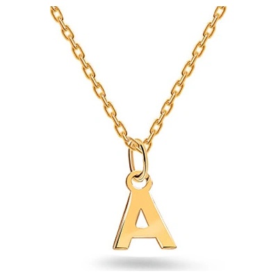 iZlato Forever Minimalistický přívěsek písmeno A IZ24456A
