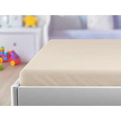Textilomanie Jersey prostěradlo Exclusive krémové 60x120