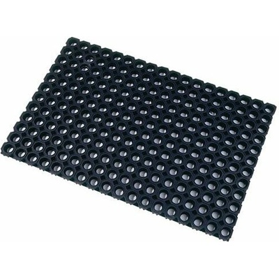 Venkovní černá rohož Floortex 80 x 120 cm