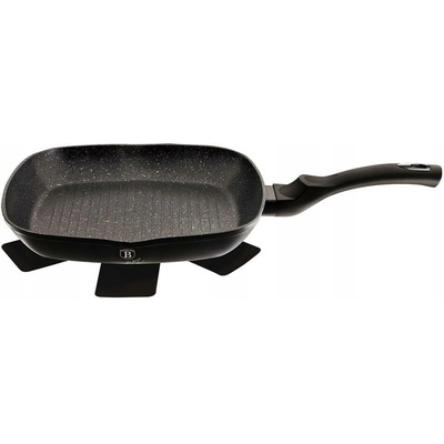 BerlingerHaus Granitová grilovací pánev Black Silver 28 cm