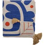 Bloomingville Синьо одеяло 130x160 cm Eviaya - Bloomingville (82062682)