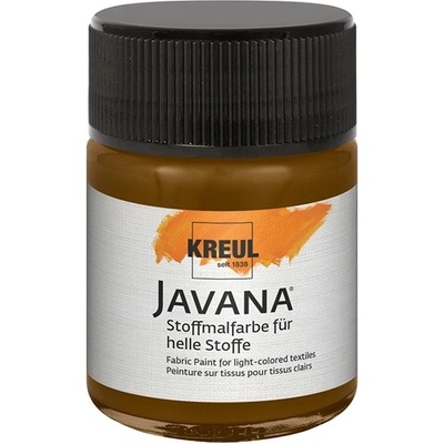 Farba na svetlý textil JAVANA 50 ml Dark Brown