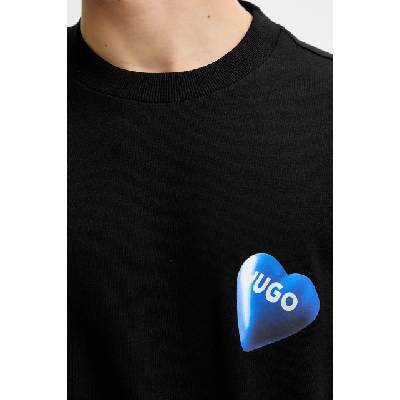 HUGO Blue Памучна тениска Hugo Blue Nalentinio (50562727)