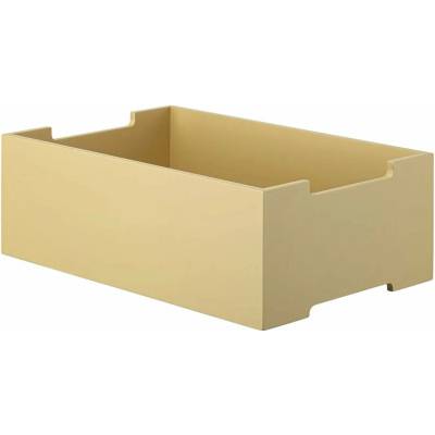 Blomus Svetložltý úložný box 25 x 39 x 14 cm