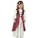 Limit Costumes Маскировъчен костюм за деца Limit Costumes Clarisa Средновековна дама 2 Части Размер 3 години