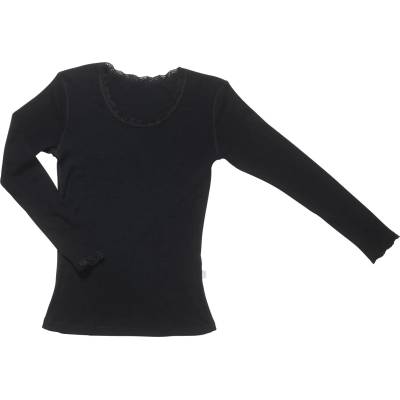 Joha Дамско мериносово термобельо Joha Women's Blouse 70402 Merino base layer - Black (115-2106-0112)