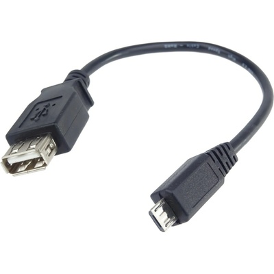 Gembird SKKABREDUSBMICRO20OTG USB 2.0 A(F)-microUSB B(M) - OTG, 0,2m