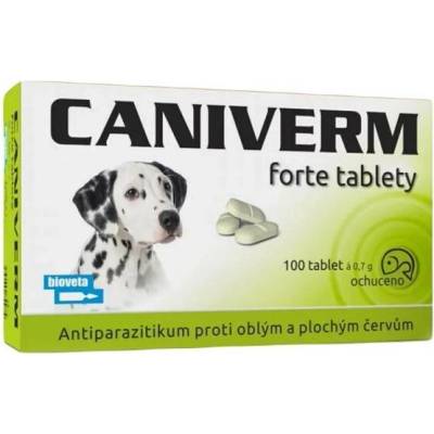 Caniverm forte 0,7 g 6 ochucených tablet