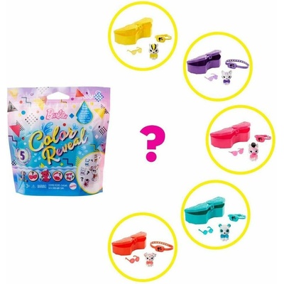 Mattel Barbie COLOR REVEAL Zvieratko mono GTT11