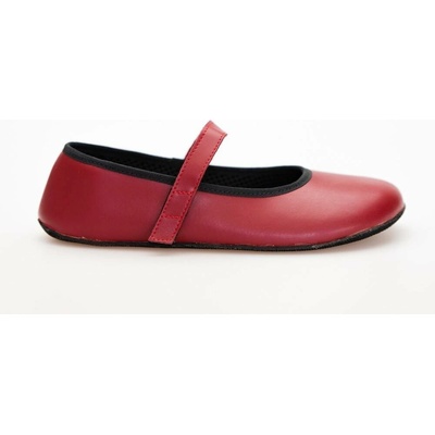 Ahinsa Shoes Ahinsa ANANDA bare balerínka vínová