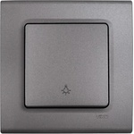 Panasonic БУТОН СТЪЛБИЩЕН VIKO LIn Life 90402003 СИВ (90402003)