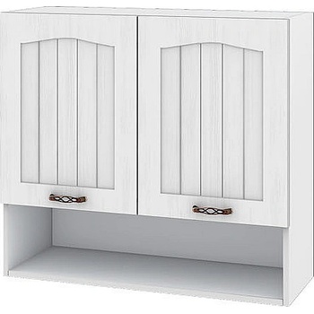 ИРИМ Горен кухненски шкаф Сити БФ-Бяло фладер-04-8 80 см