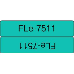 Brother FLe-7511 21MMX45MM Black on White Flag Tape for P-touch D800W P900W P950NW (FLE7511) - tehnik
