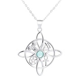 Silenti Jewelry Сребърно колие "Загадка