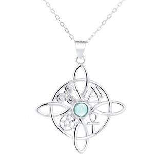 Silenti Jewelry Сребърно колие "Загадка