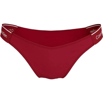 Calvin Klein Curved Delta bikini bottom - Red (Plum Glaze)