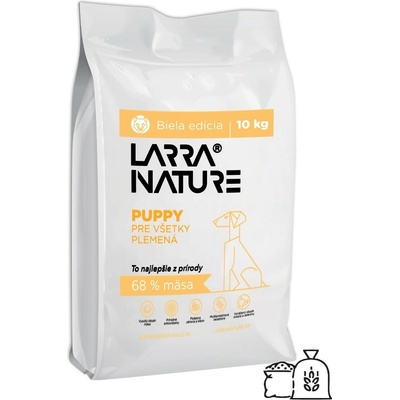 Larra Nature Biela Edícia Puppy pre všetky plemená hovädzie & bravčové & morčacie 10 kg