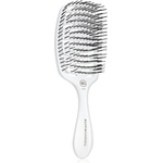 Olivia Garden ESSENTIAL CARE FLEX Medium Hair Bristles Четка за коса Ice White