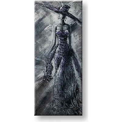 Maľovaný obraz na stenu ŽENA 50x120 cm - 50×120 cm / Klasický 2 cm
