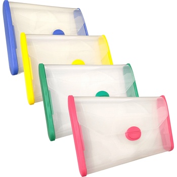 Папка прозрачна с копче 26 х 16 х 3, 5 см