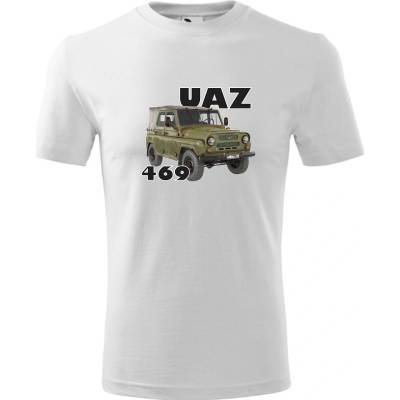 Tričko UAZ 469 biela