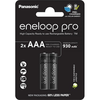 Panasonic Eneloop Pro AAA 930 mAh 2ks BK-4HCDE/2CP