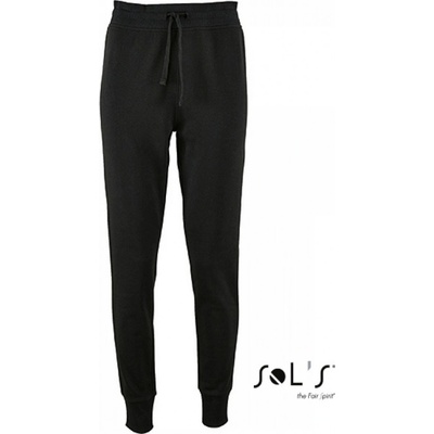 Sol's slim fit tepláky Jake na běhání s elastickým pasem černé