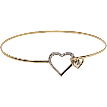 VipGold Златна дамска твърда гривна 3.07 гр (grt010)