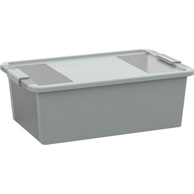 Keter Plastový úložný box Bi Box M s víkem 26 l šedý