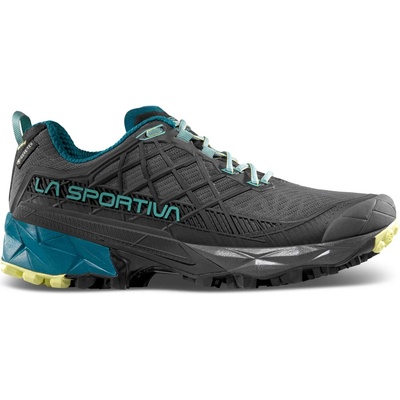 La Sportiva Дамски мултиспорт обувки La Sportiva Women's Akyra II GTX Multisport shoes - Carbon / Juniper - размер 42 (EU) (122-1072-0223)