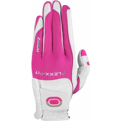Zoom Hybrid Womens Golf Glove Levá bílá-růžová One size