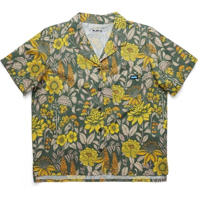 KAVU Дамска риза с копчета KAVU Women's Cedar Springs Shirt - Floral Forest (133-1443-0112)