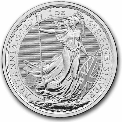 Royal Mint Stříbrná mince Britannia Charles III 2026 1 oz – Zboží Dáma