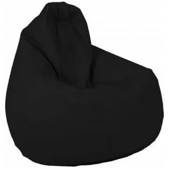 Image 1 of Pufrelax Пуф круша за деца 4-14 г. , 160л. , Nirvana Light - Teteron Black, За открито, Перящ се калъф, Пълнеж от Полистиролни перли