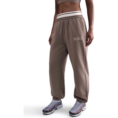 NIKE Спортно долнище w nsw phnx flc hr pant gls