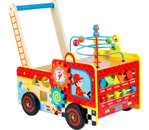 EcoToys dřevěný hasičský sbor bloky