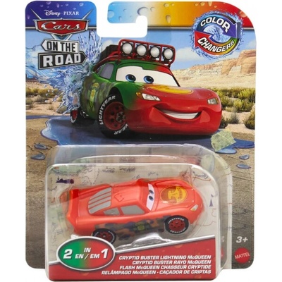 Disney Cars On The Road Color Changers Cryptid Buster Lightning Mcqueen