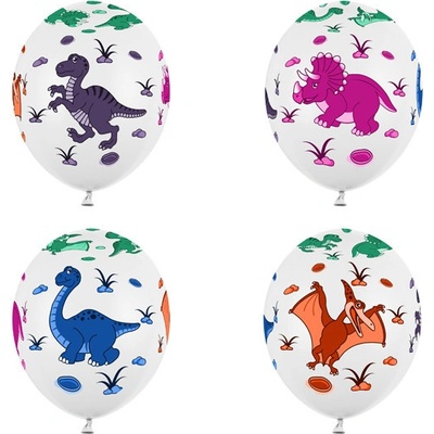 PARTYDECO Latexové balónky Dinosauři 553888