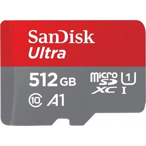 SanDisk microSDXC Ultra 512GB C10/UHS-I SDSQUNR-512G-GN6TA/186562